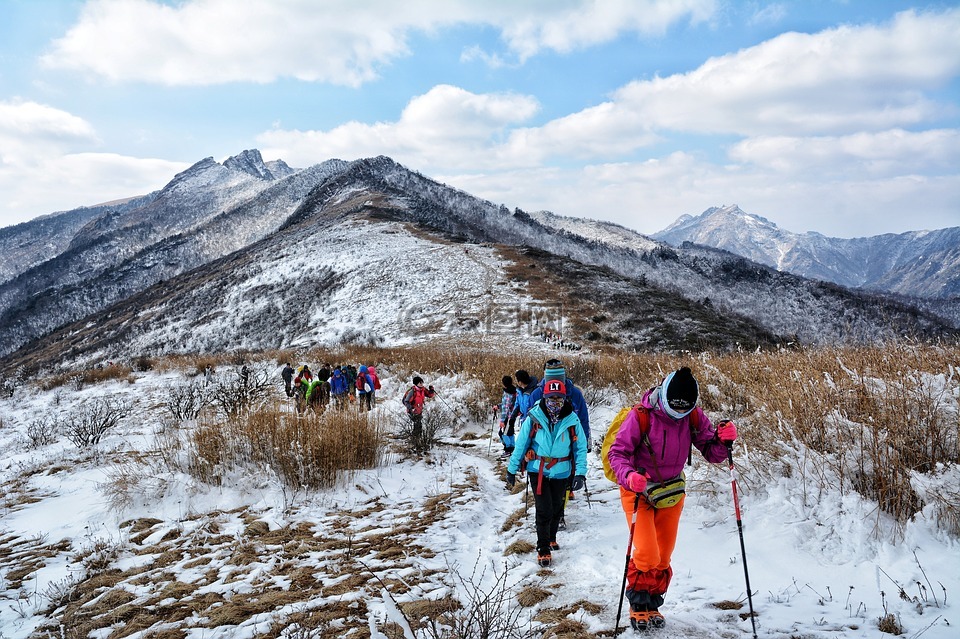 戶外,爬山,背景