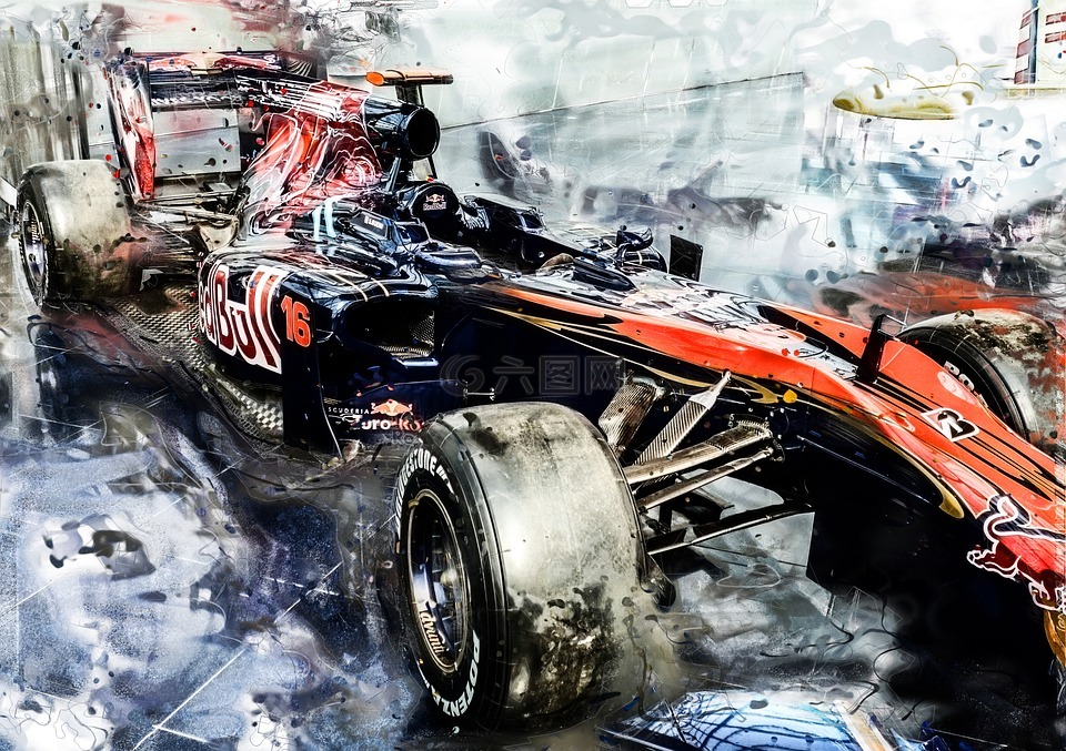 f1,公式 1,跑車