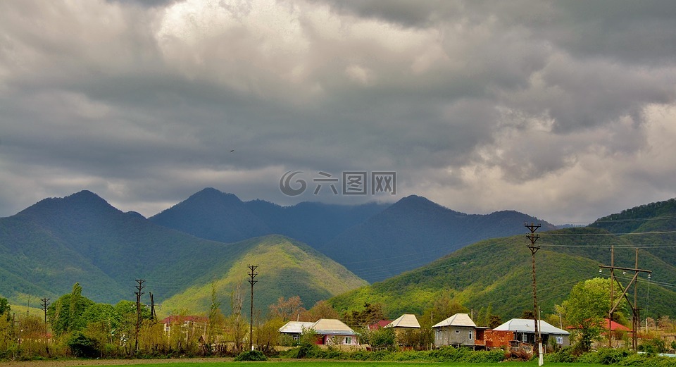 山,natur,景觀