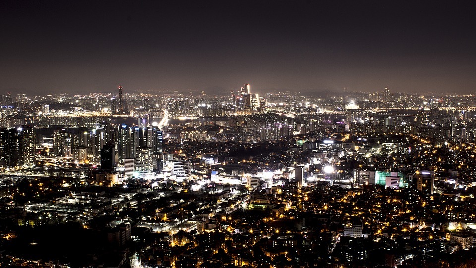夜,城市,在晚上的城市