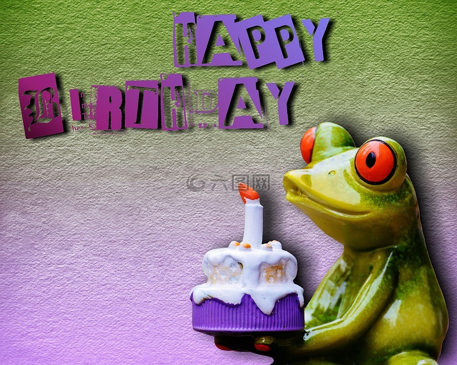 生日快樂,生日,青蛙
