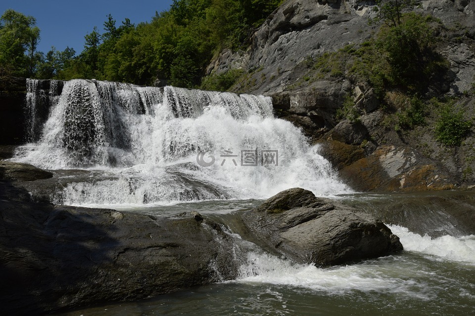 hristovki瀑布,水,大自然
