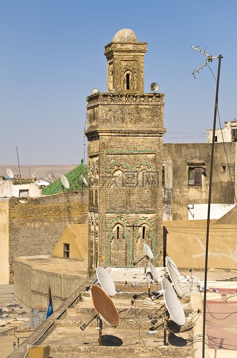 fes,尖塔,清真寺