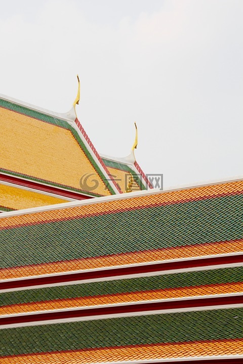 泰国,曼谷,庙