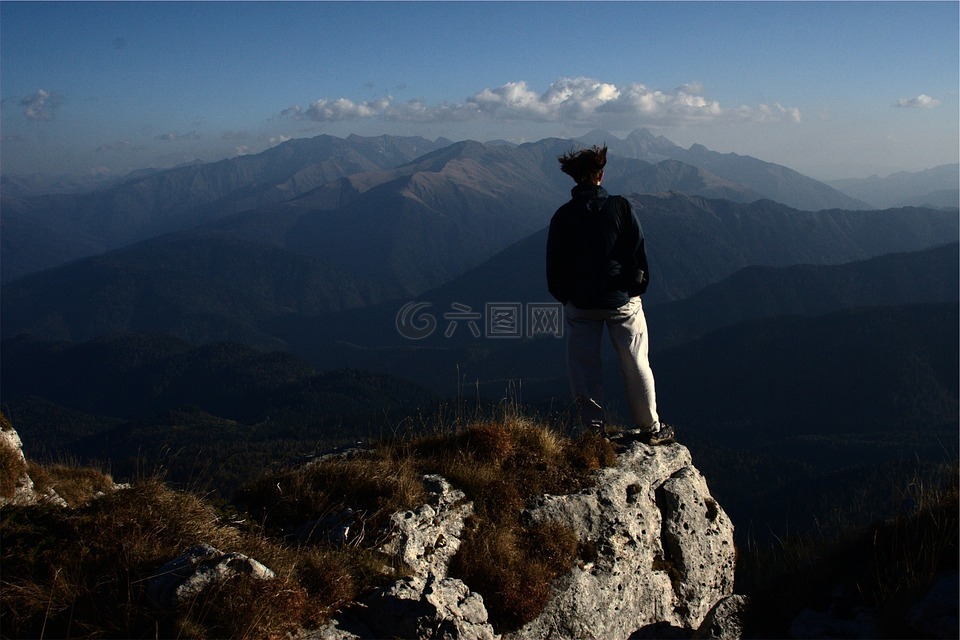 徒步旅行,遠(yuǎn)足,山