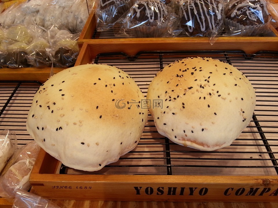 蛋糕,面包,面包店