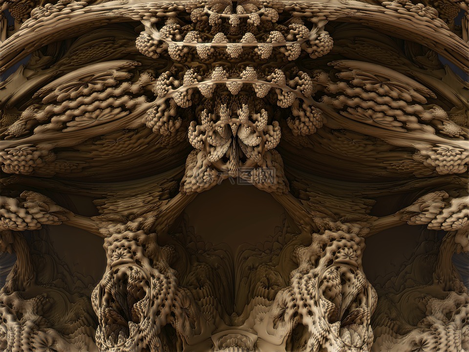 分形,3d,曼德尔球