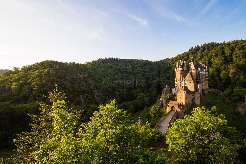 城堡,eltz,中世紀(jì)