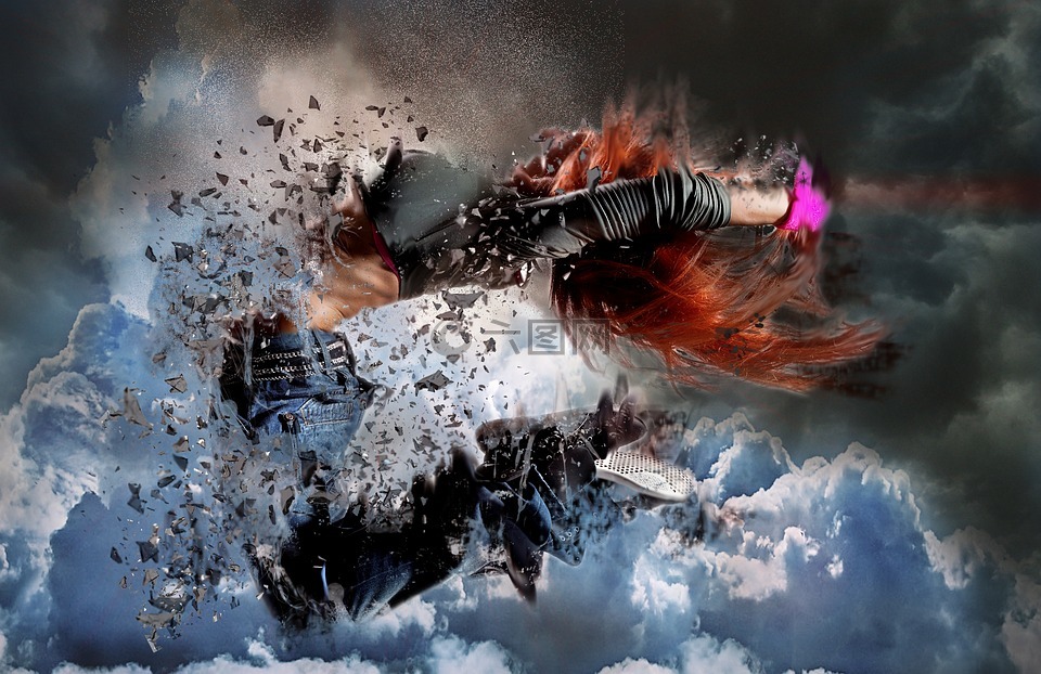 女孩,部件,軟膏