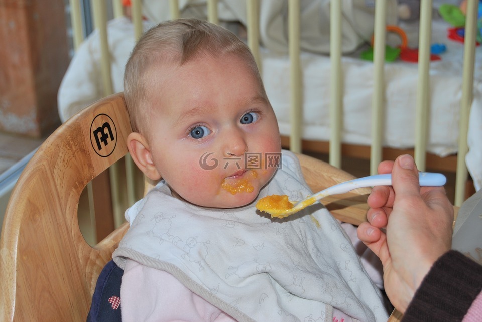嬰兒,人,食品