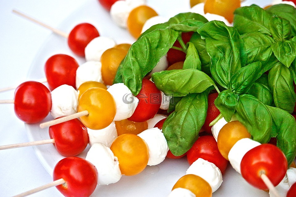 蕃茄,mozarella,吃