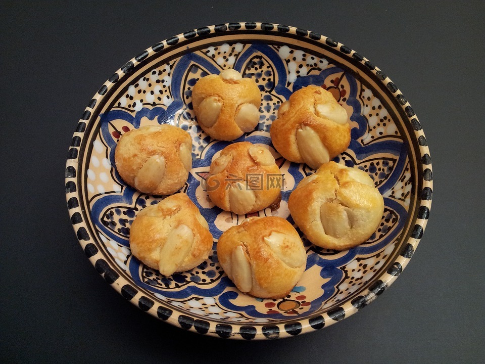 bethmännchen,杏仁,圣诞饼干