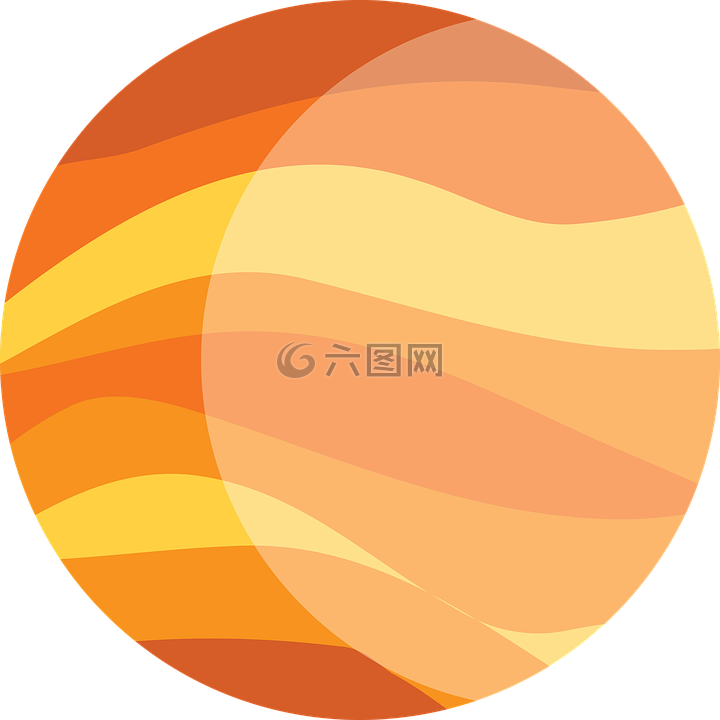 木星,橙色,行星