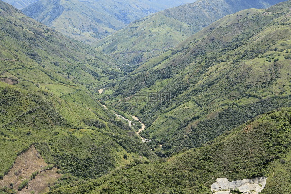 山,rios,景觀