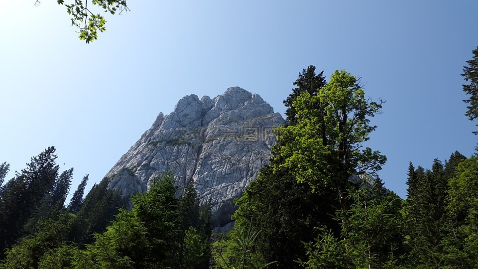 geiselstein,oberammergau的高山,ceedings