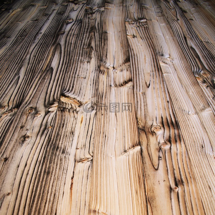 木地板,铺板,云杉