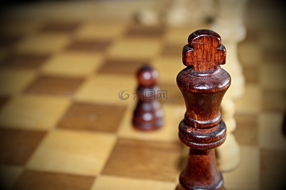 象棋,木,老