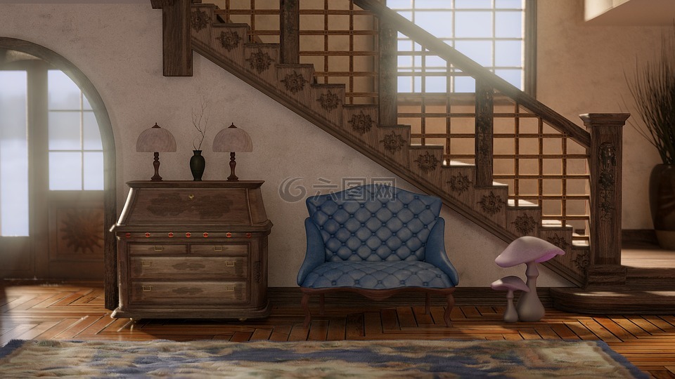 放松,cgi,蘑菇
