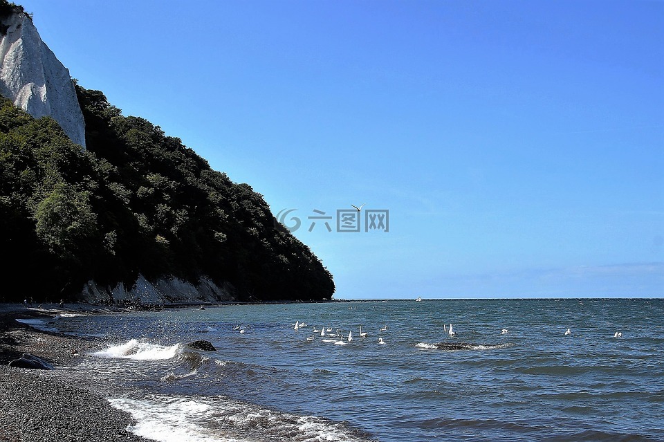 呂根島,白堊懸崖,白崖