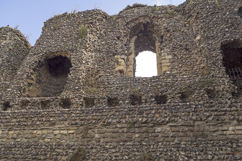 坎特伯雷城堡,城堡,burgruine