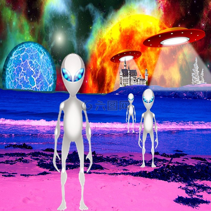 外星人,空間,行星