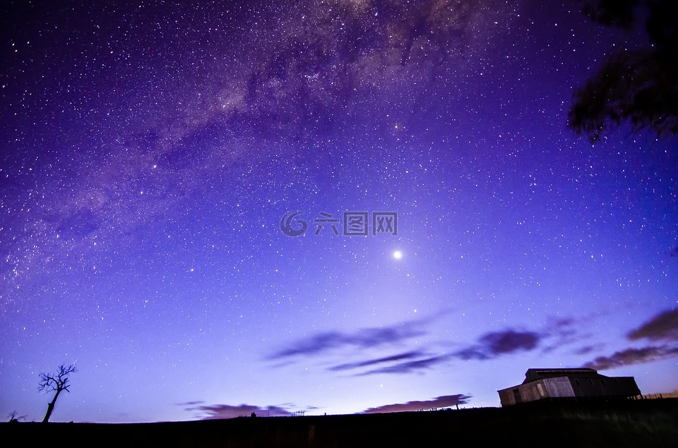 銀河,星星,空間