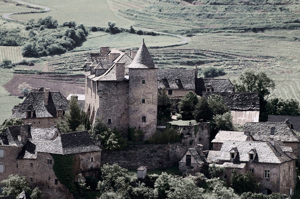 panat,aveyron,城堡