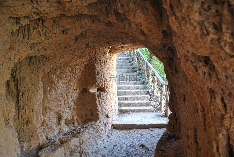 公園石寺院,努埃瓦洛斯,梯子