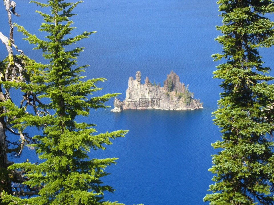 幽靈船島,火山口湖,喀斯開山脈