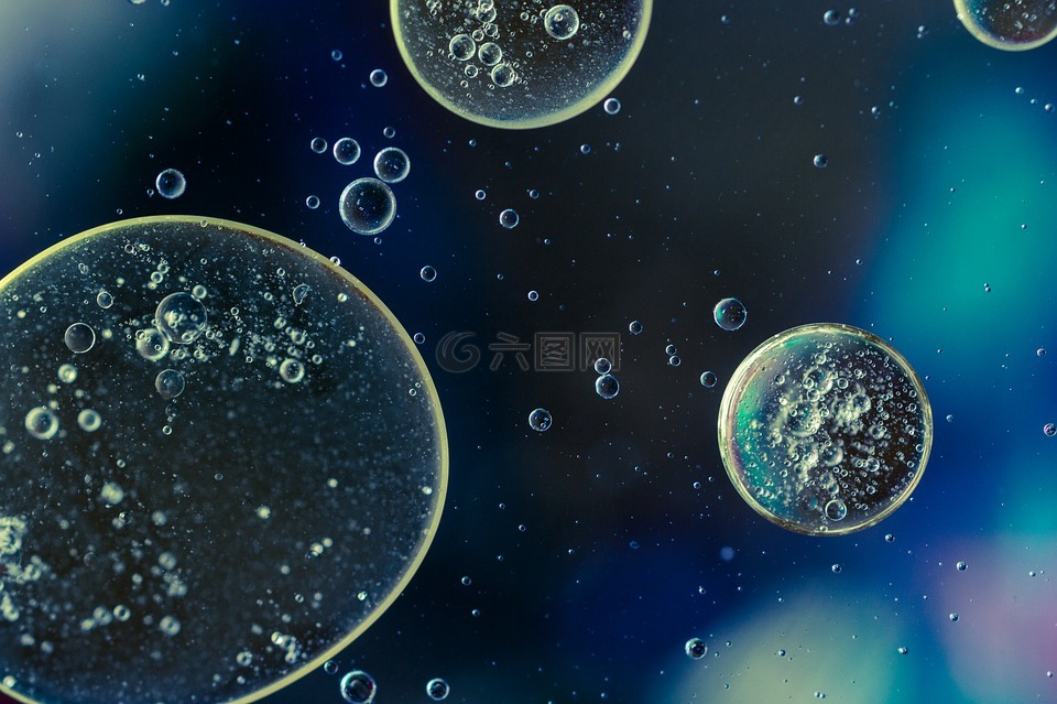 水包油,油眼,液體