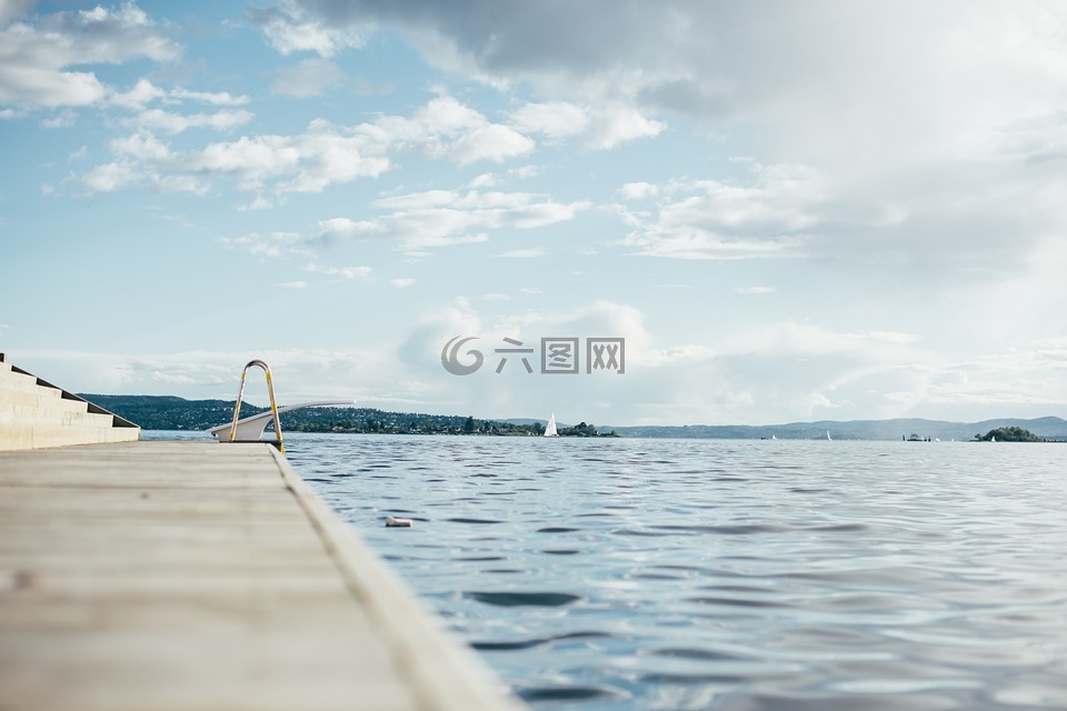 潛水,游泳,水