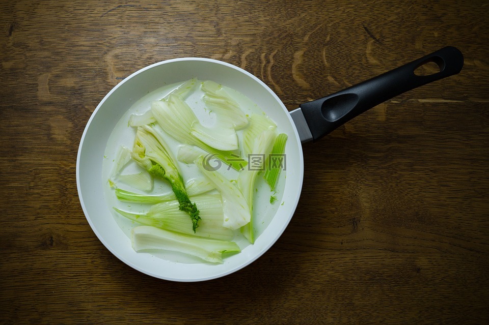 烹飪,茴香,油炸鍋