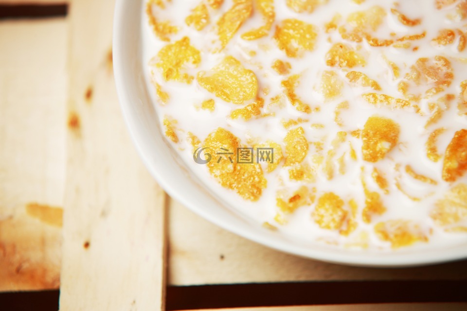 谷物,牛奶,瓶