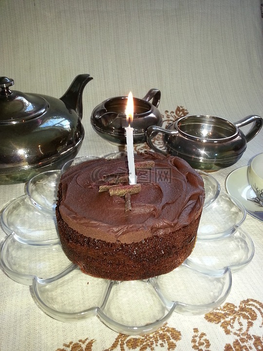 蛋糕,蜡烛,生日