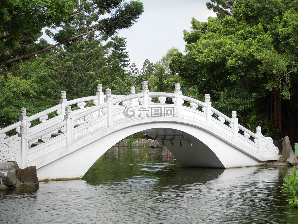 桥,台湾,公园