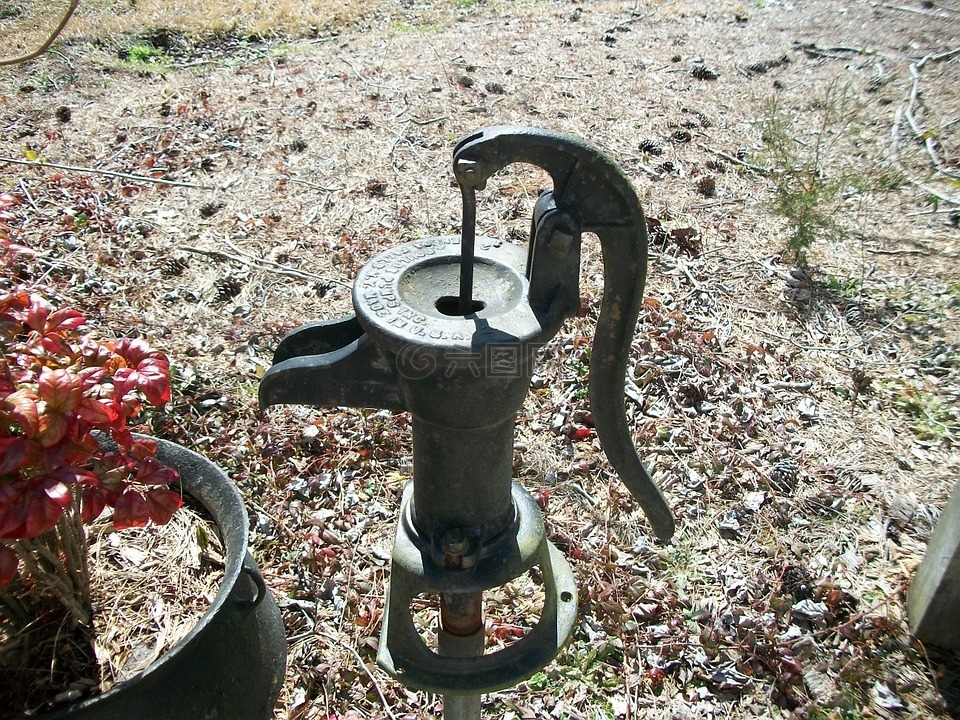 手動泵,水,泵