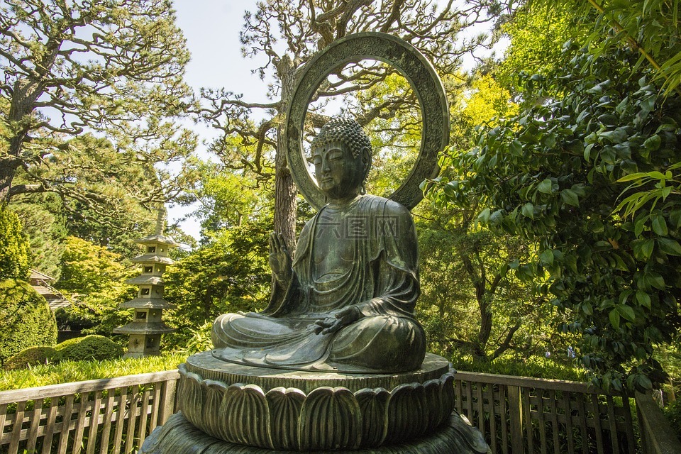 佛,金門公園,亞洲