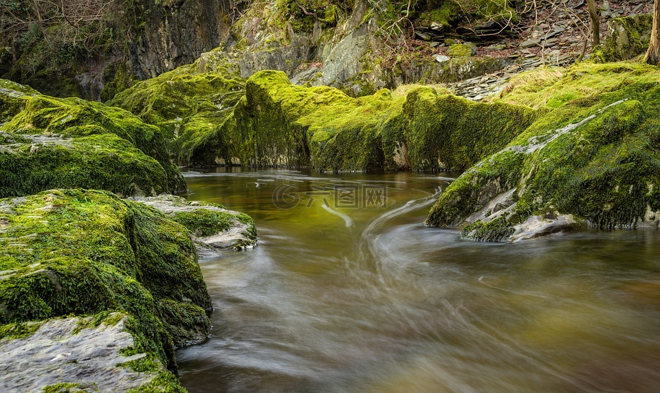 ingleton,大瀑布,径