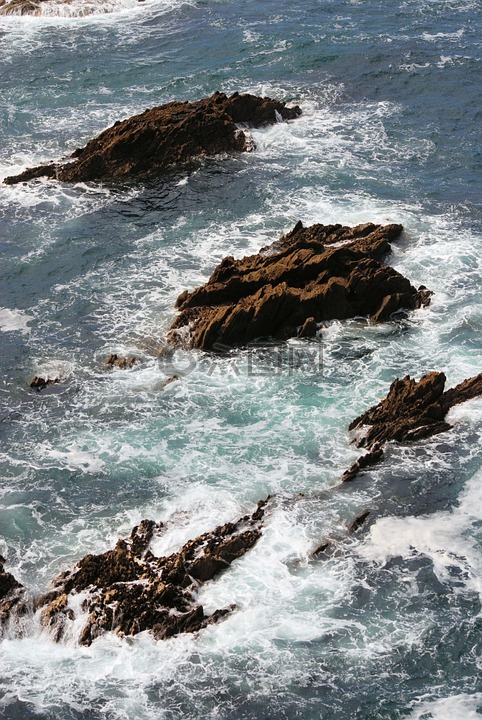 岩,海,海浪