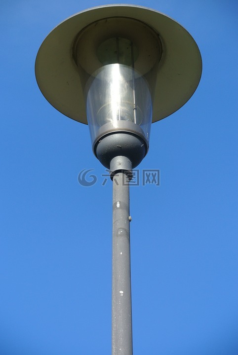 燈,天空,藍(lán)色