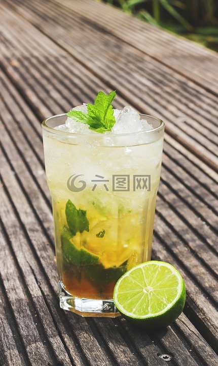 莫吉托,雞尾酒,石灰