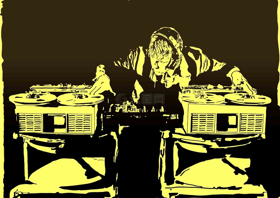 dj,科技,低音