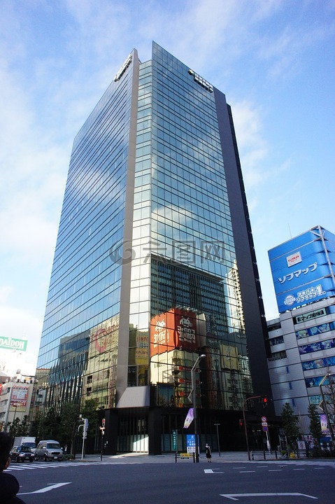 秋葉原,ビル,中央通り