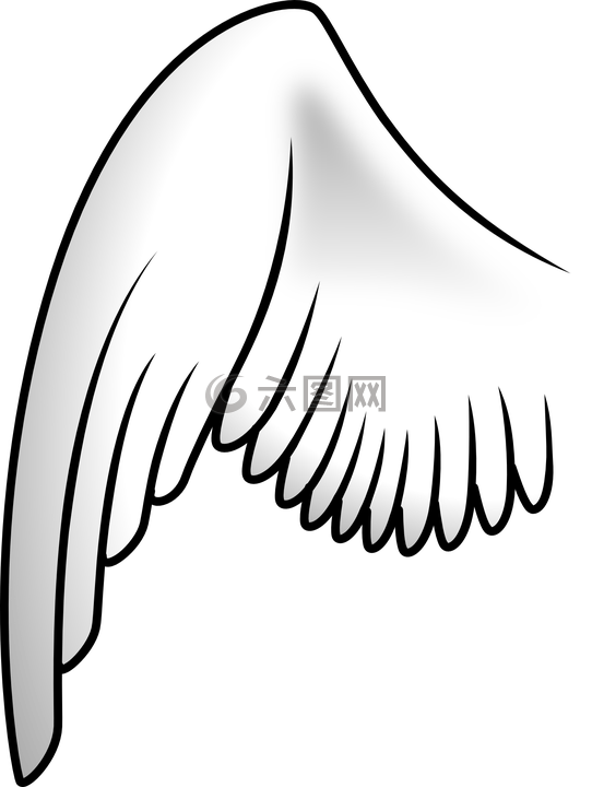 翼,鳥,天使