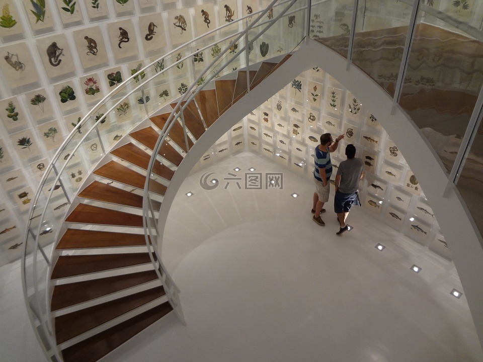 樓梯,研究所 itaú 文化,圣保羅