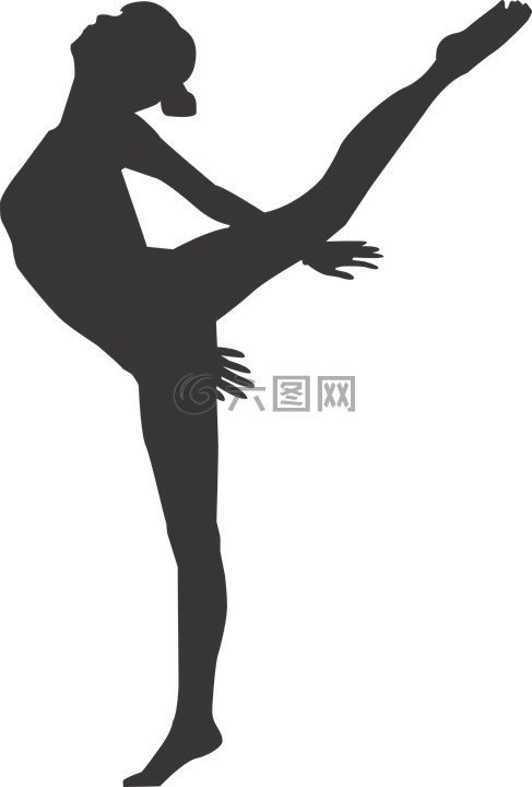 舞蹈,剪影,舞者