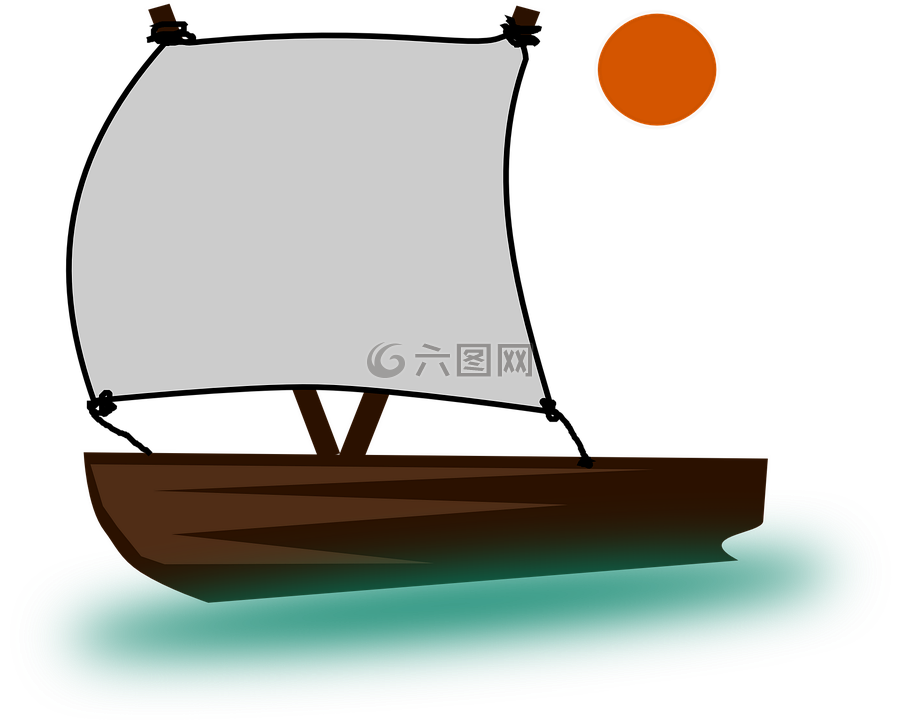 船,北歐海盜,帆