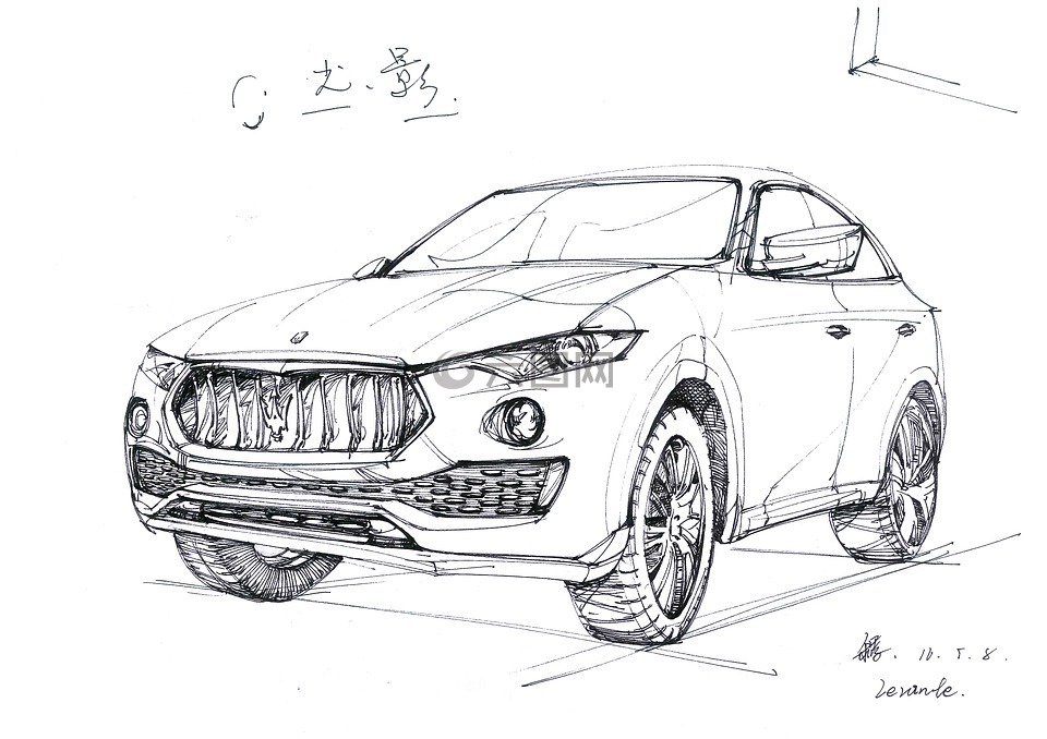 效果圖,線稿,汽車