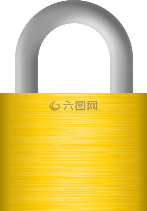 掛鎖,鎖定,黃銅