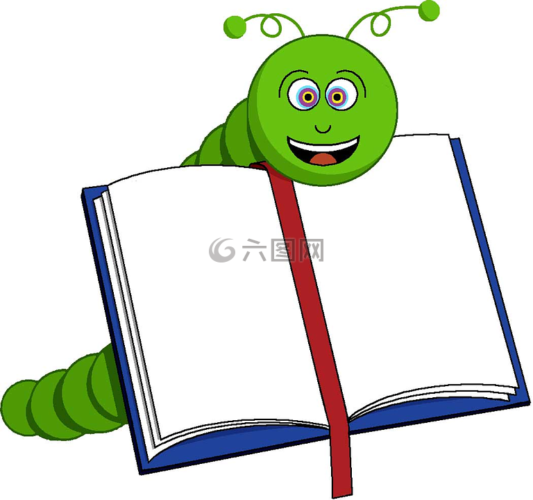 書蟲,書籍,毛蟲